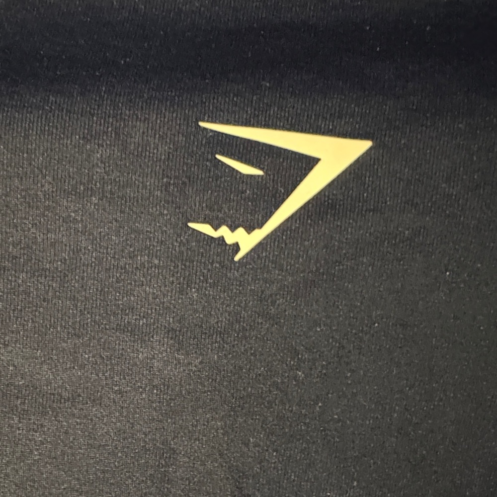 Gymshark Navy Long Sleeve Compression Crop Top - Picture 3 of 6